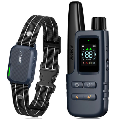 JUGBOW Remote Dog Training Collar - 4500FT Range, IPX8 Waterproof, 4 Training Modes, Rechargeable E-Collar DT61