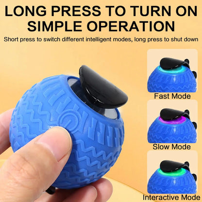 Rechargeable Interactive Cat Toy Ball - Durable Teaser for Indoor Play and Exercise (1 or 2 Count)