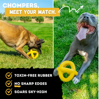 Monster K9 Giant Halo Ball – Extra-Large Indestructible Dog Ball for Powerful Chewers in Large and Extra-Large Breeds
