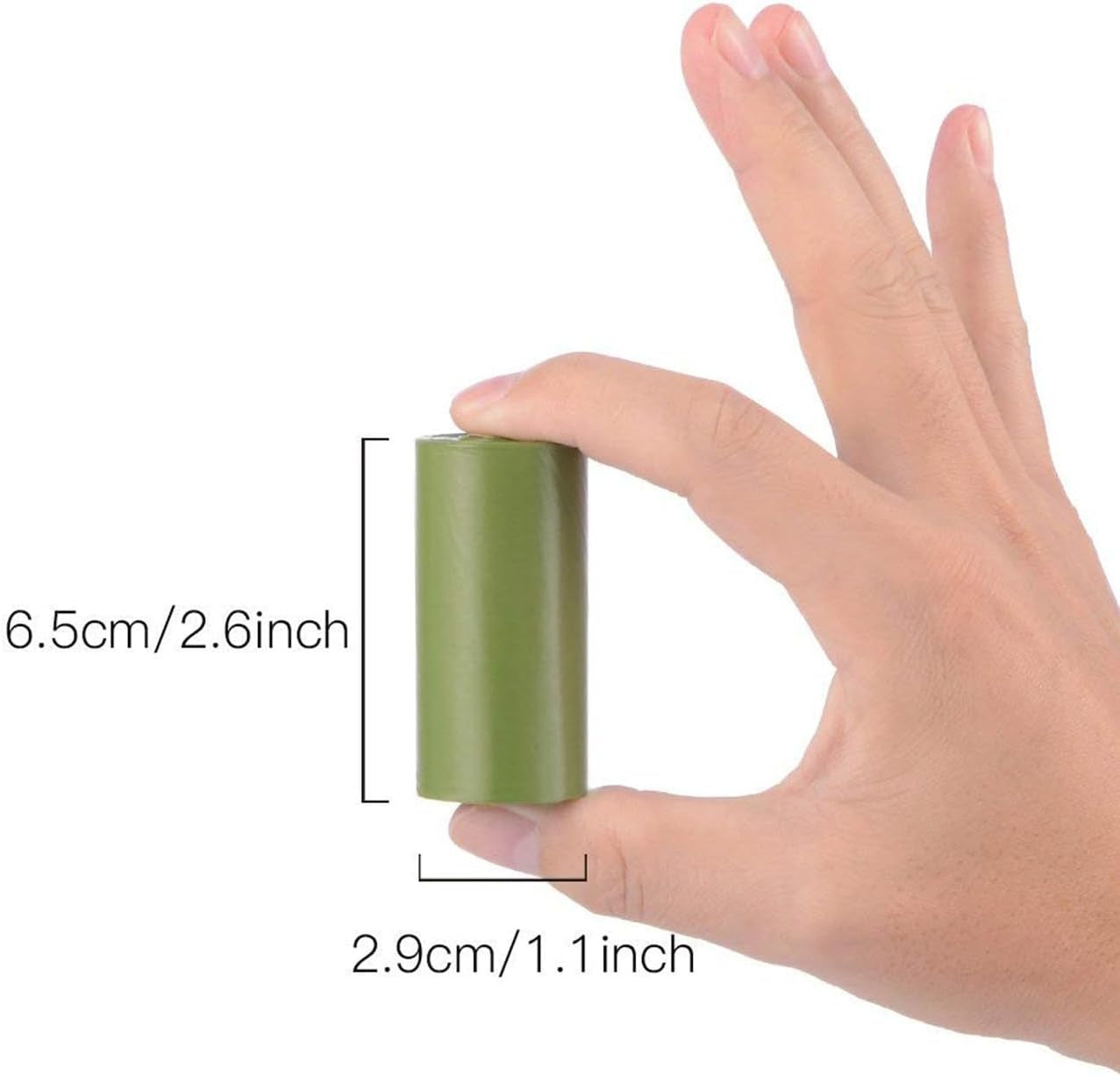 Biodegradable Scented Dog Waste Bags: Leak-Proof Dispenser with 18 Rolls (450 Count)