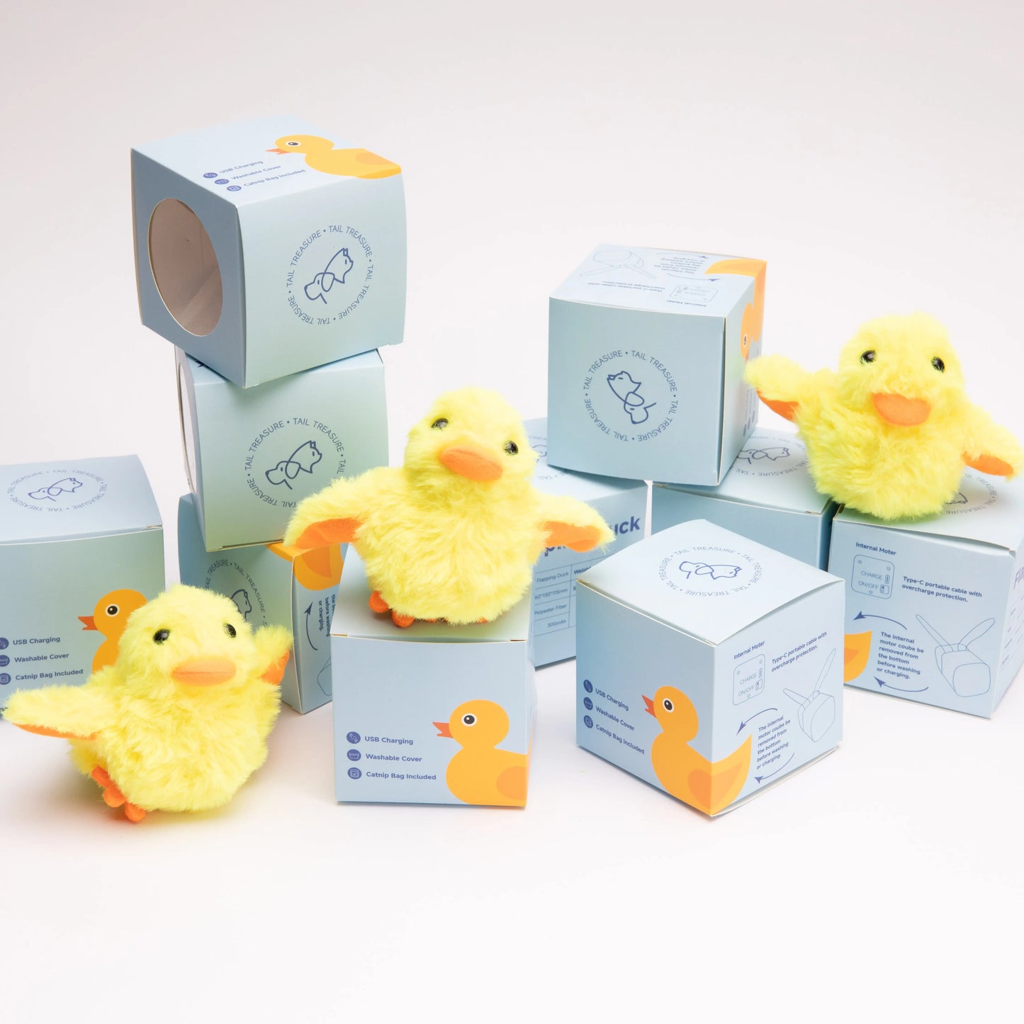 Flapping Duck Electronic Cat Toy