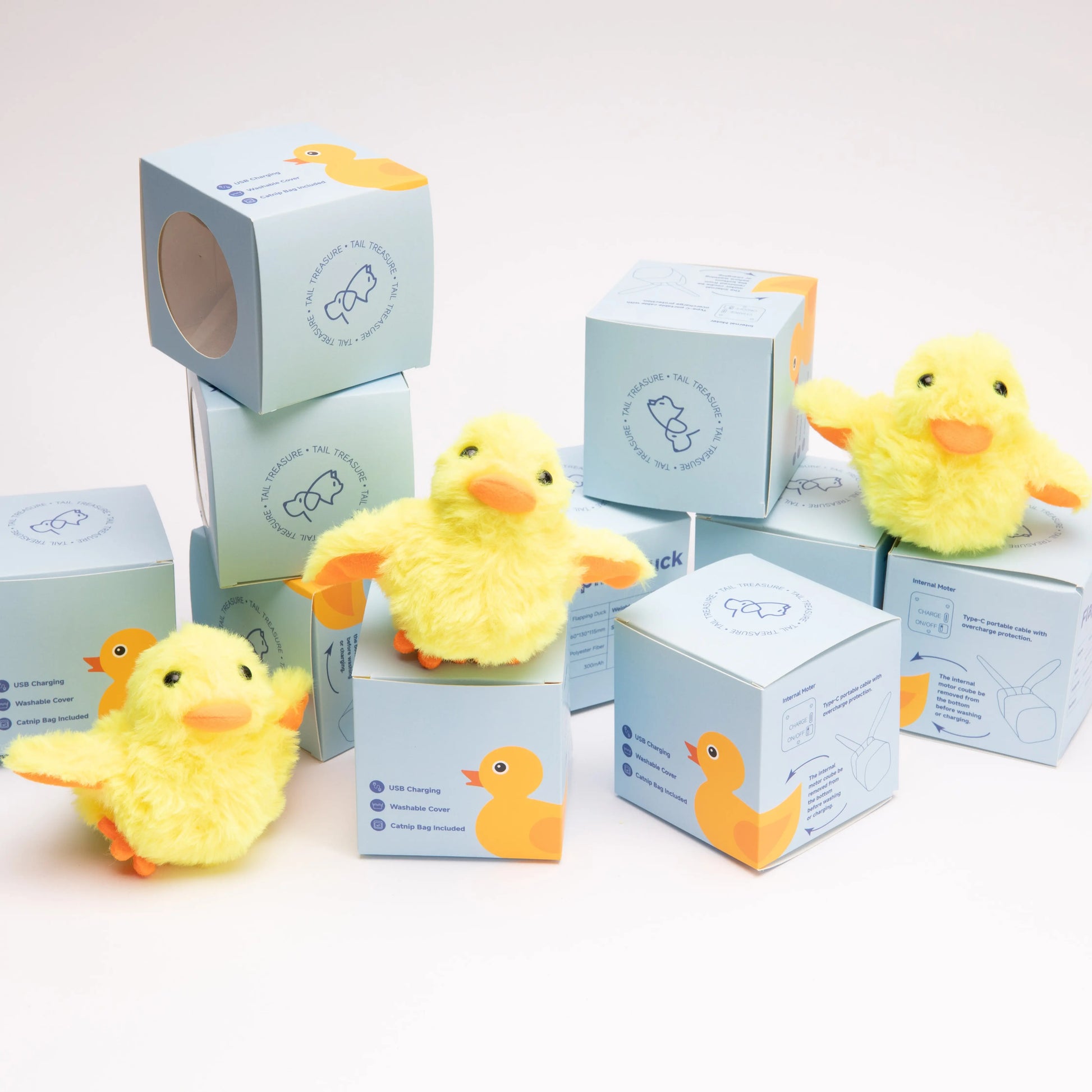 Flapping Duck Electronic Cat Toy