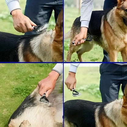 Double-Sided Dog Grooming Comb and Hair Removal Brush for Pets