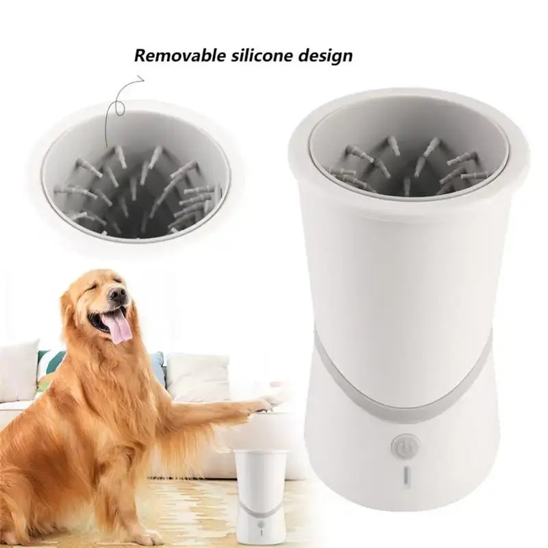 Portable Automatic Dog Paw Cleaner - Silicone Foot Washer Cup for Small and Medium-Sized Dogs