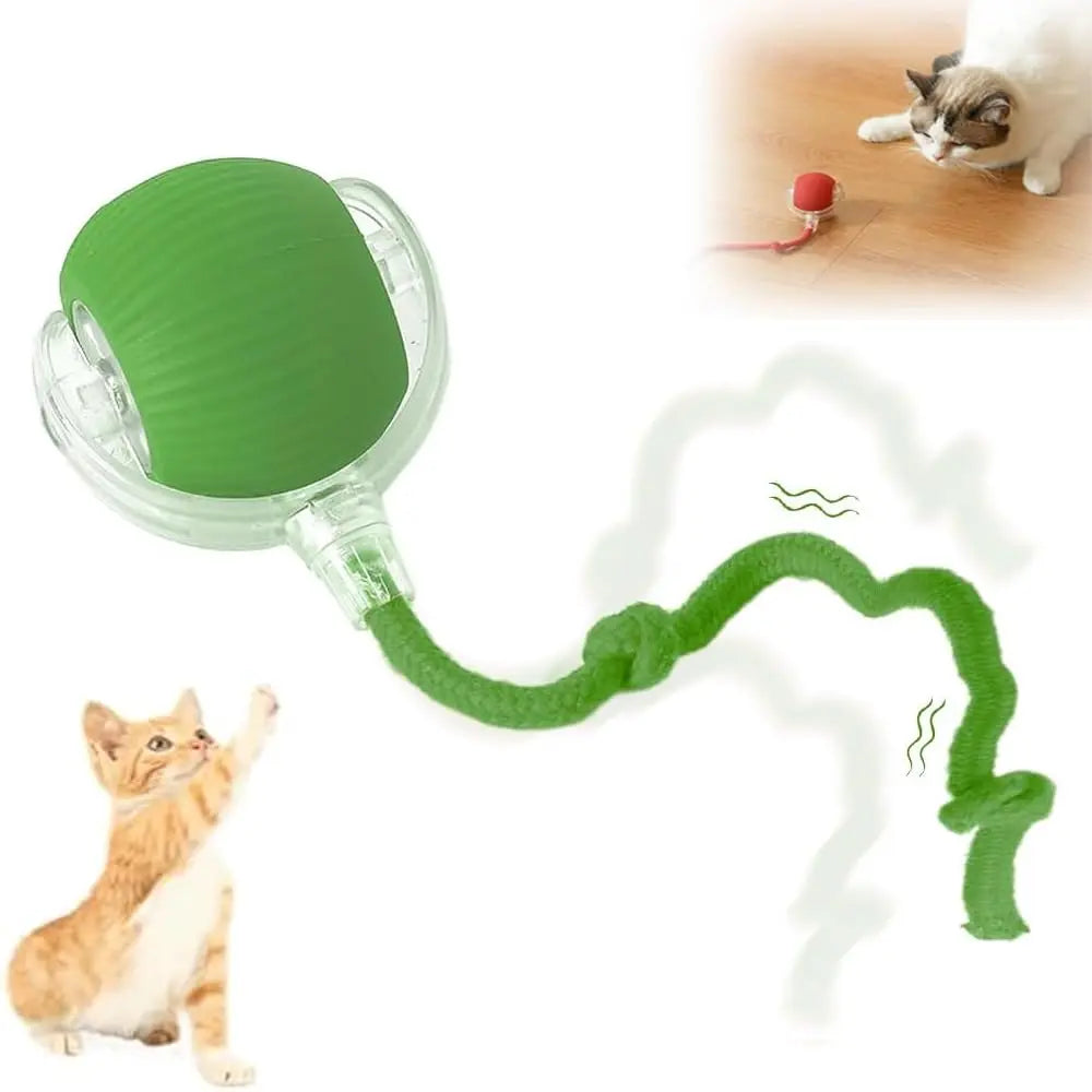 Interactive Electric Cat Toy Ball: Motion-Sensing Rolling Ball for Indoor Cats and Dogs, Promotes Active Play and Engagement, Ideal Pet Gift and Supply.