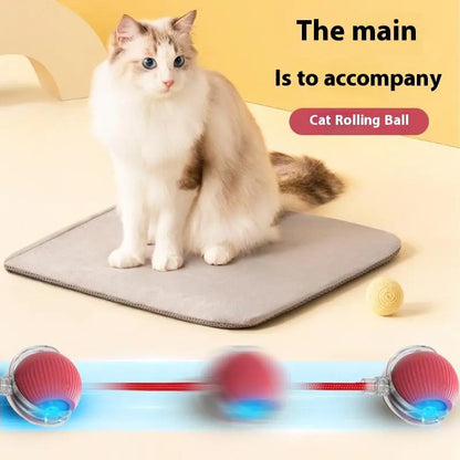 Interactive Electric Cat Toy Ball: Motion-Sensing Rolling Ball for Indoor Cats and Dogs, Promotes Active Play and Engagement, Ideal Pet Gift and Supply.