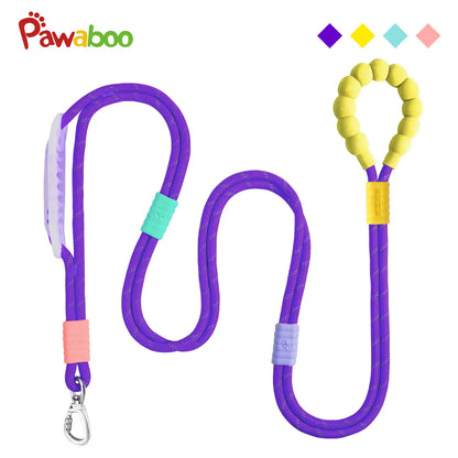 2026 Pawaboo Adjustable Hands-Free Dog Leash with Explosion-Proof Handle and Lockable Metal Clip - Ideal Gift for Dog Owners (66.87'' x 0.39'' x 0.39'')
