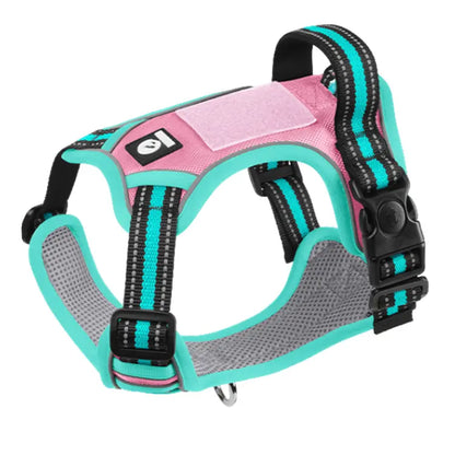 Premium Anti-Pull Dog Harness with Soft Padding, Reflective Design, and Adjustable Fit for Easy On/Off - Perfect for Walking and Training Small, Medium, and Large Dogs