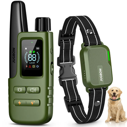 JUGBOW Remote Dog Training Collar - 4500FT Range, IPX8 Waterproof, 4 Training Modes, Rechargeable E-Collar DT61