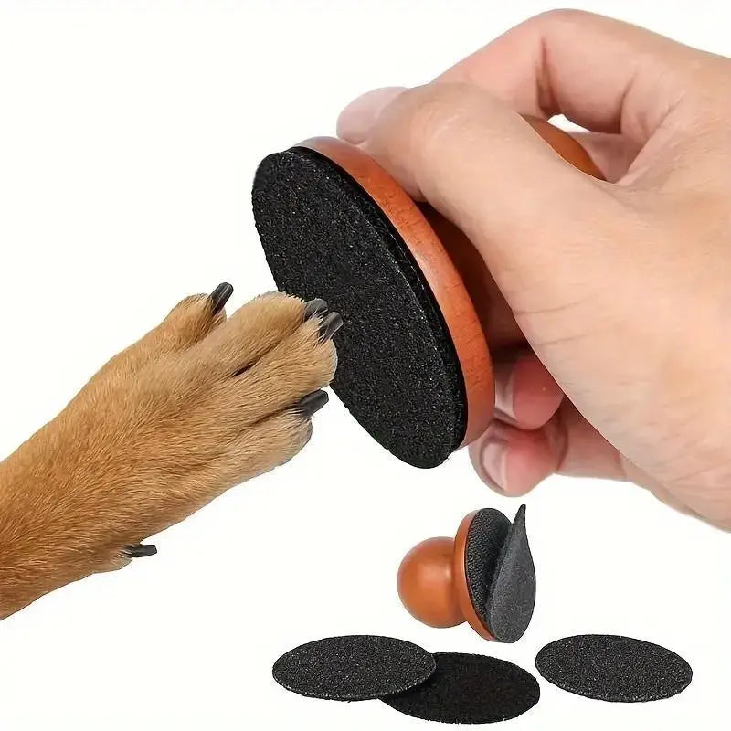 Dog Nail File and Scratch Pad - Stress-Free Grooming Tool for Home Pet Nail Care, Prevents Furniture Damage from Long Nails