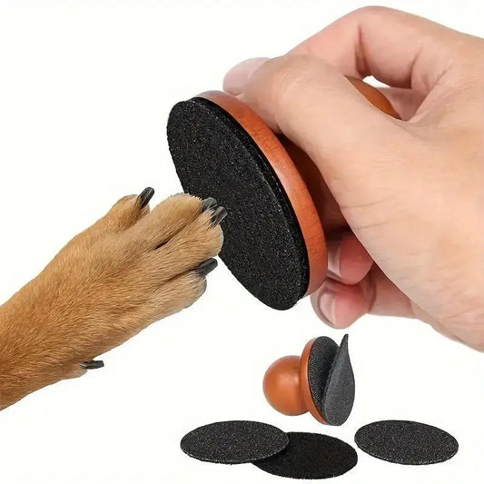 Dog Nail File and Scratch Pad - Stress-Free Grooming Tool for Home Pet Nail Care, Prevents Furniture Damage from Long Nails