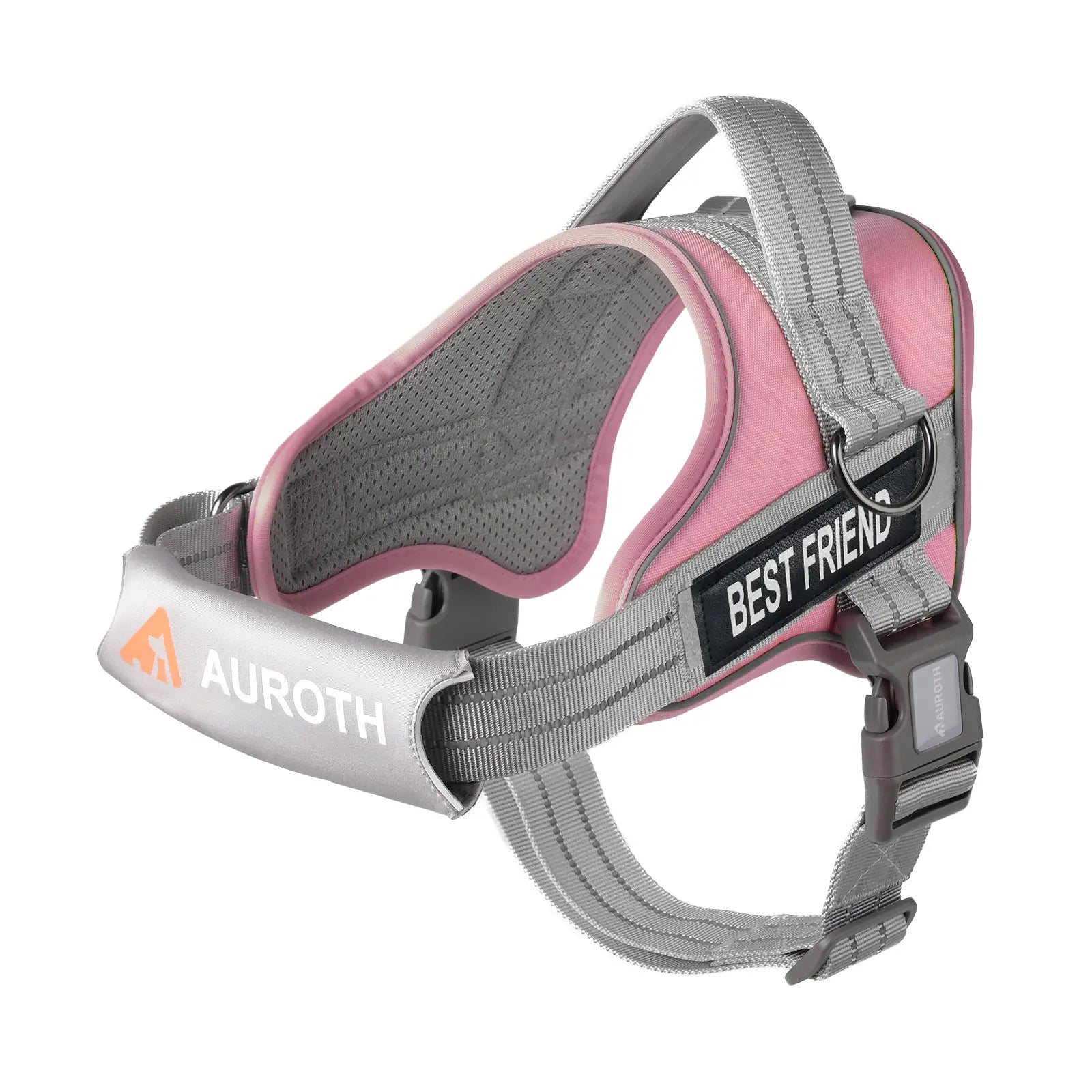 Auroth No-Pull Dog Harness with Soft Padded Vest, Adjustable Reflective Safety Harness for Walking and Training, Suitable for Small, Medium, and Large Dogs