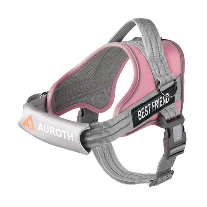 Auroth No-Pull Dog Harness with Soft Padded Vest, Adjustable Reflective Safety Harness for Walking and Training, Suitable for Small, Medium, and Large Dogs