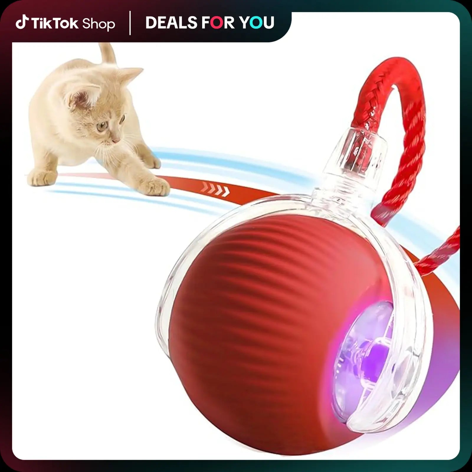 Interactive Electric Cat Toy Ball: Motion-Sensing Rolling Ball for Indoor Cats and Dogs, Promotes Active Play and Engagement, Ideal Pet Gift and Supply.
