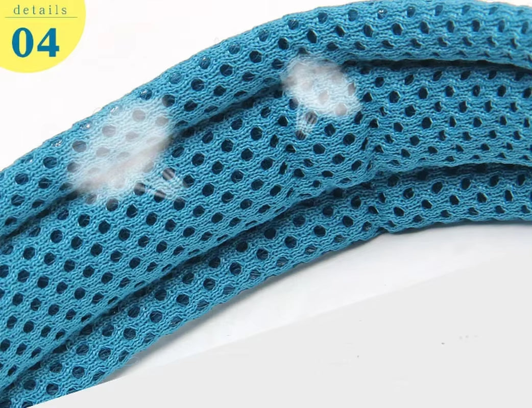 Adjustable Mesh Padded Reflective Nylon Dog Collar - Durable Heavy Duty Design for All Breeds and Weather Conditions, Available in 8 Sizes