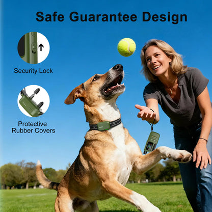JUGBOW Remote Dog Training Collar - 4500FT Range, IPX8 Waterproof, 4 Training Modes, Rechargeable E-Collar DT61