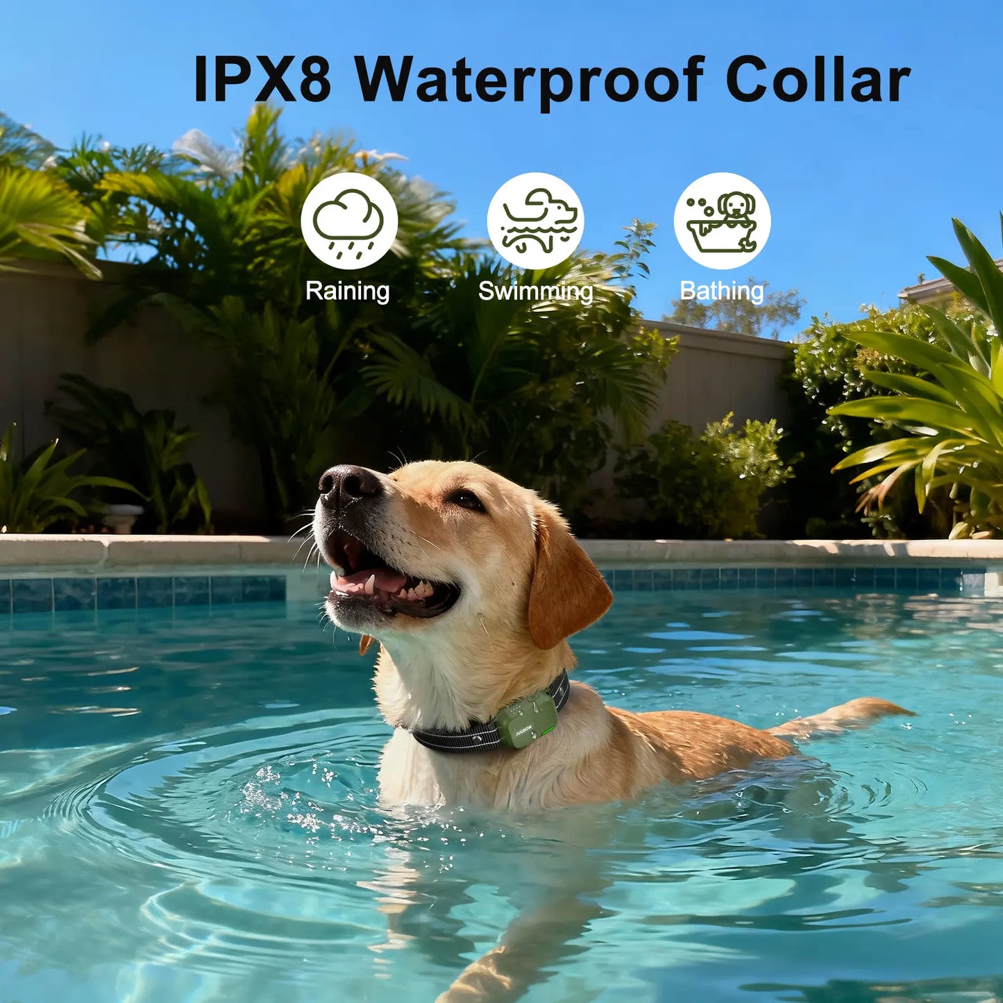 JUGBOW Remote Dog Training Collar - 4500FT Range, IPX8 Waterproof, 4 Training Modes, Rechargeable E-Collar DT61