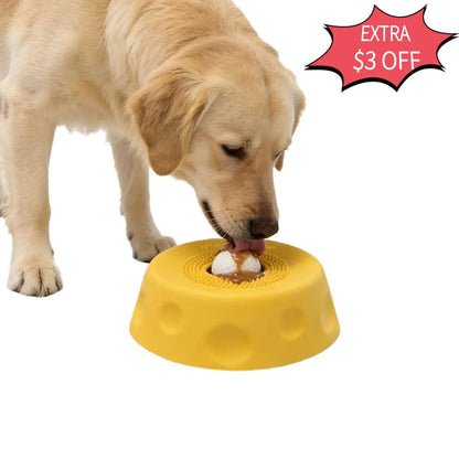 Pawpace Multi-Purpose Dog Bowl - Buy 1 Get 1 Free, Liquid Slow Feeder and Lick Bowl with Ball, Oral Hygiene and Tongue Cleaning, 8 Suction Cups, Mess-Free Liquid Treat Enrichment for Dogs