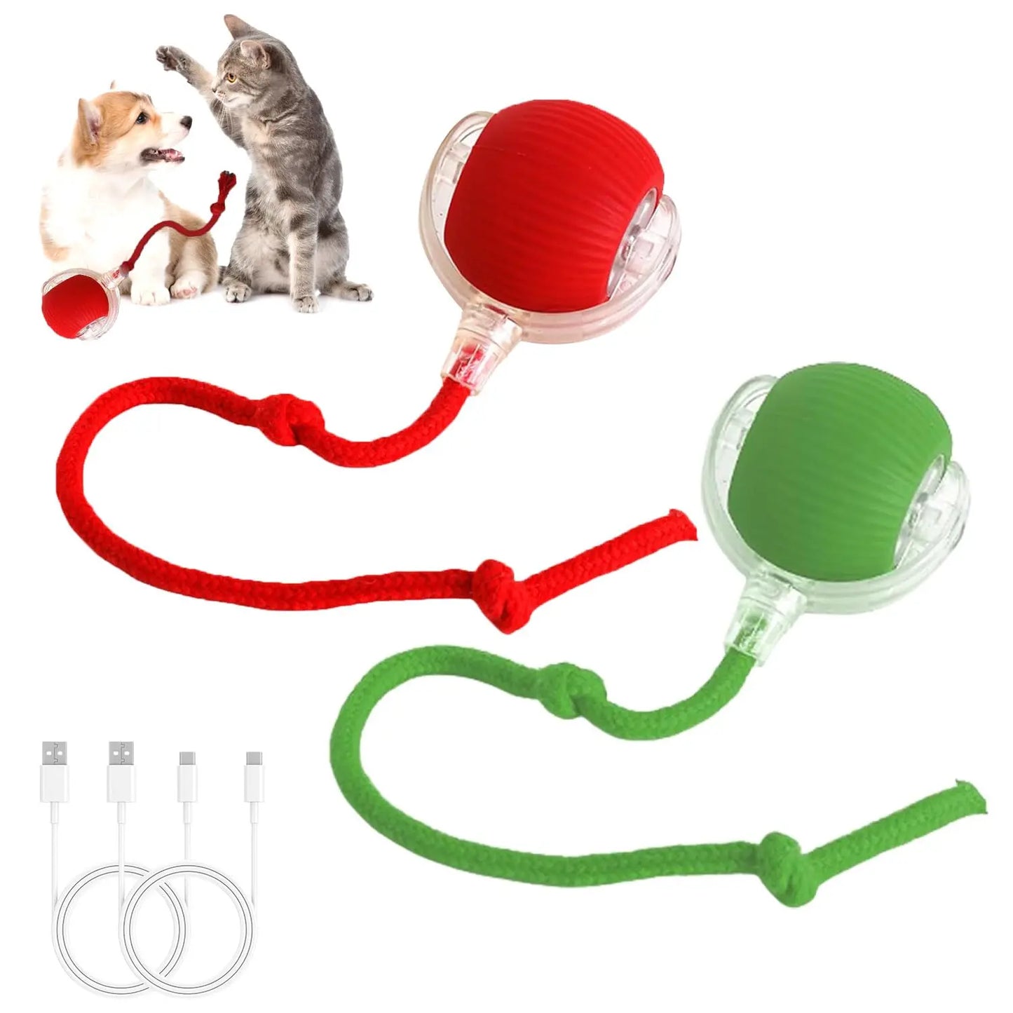 Interactive Electric Cat Toy Ball: Motion-Sensing Rolling Ball for Indoor Cats and Dogs, Promotes Active Play and Engagement, Ideal Pet Gift and Supply.