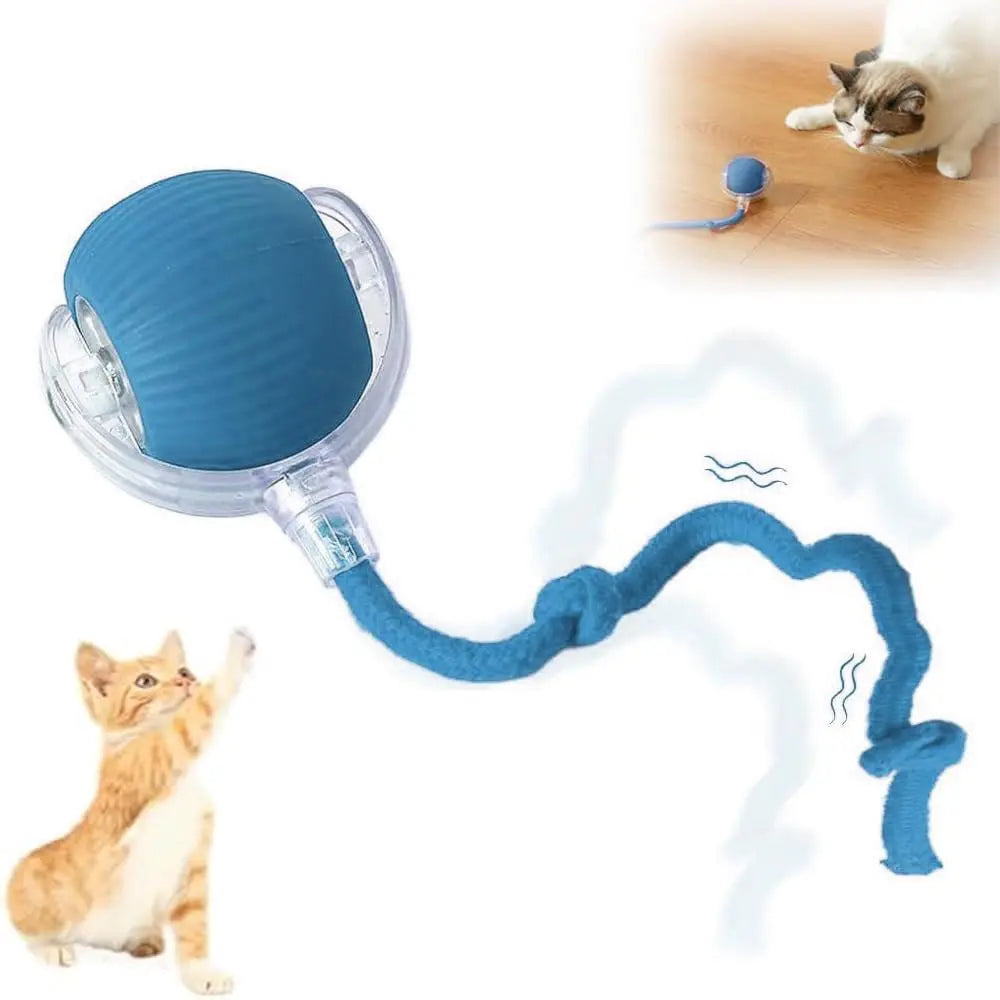 Interactive Electric Cat Toy Ball: Motion-Sensing Rolling Ball for Indoor Cats and Dogs, Promotes Active Play and Engagement, Ideal Pet Gift and Supply.