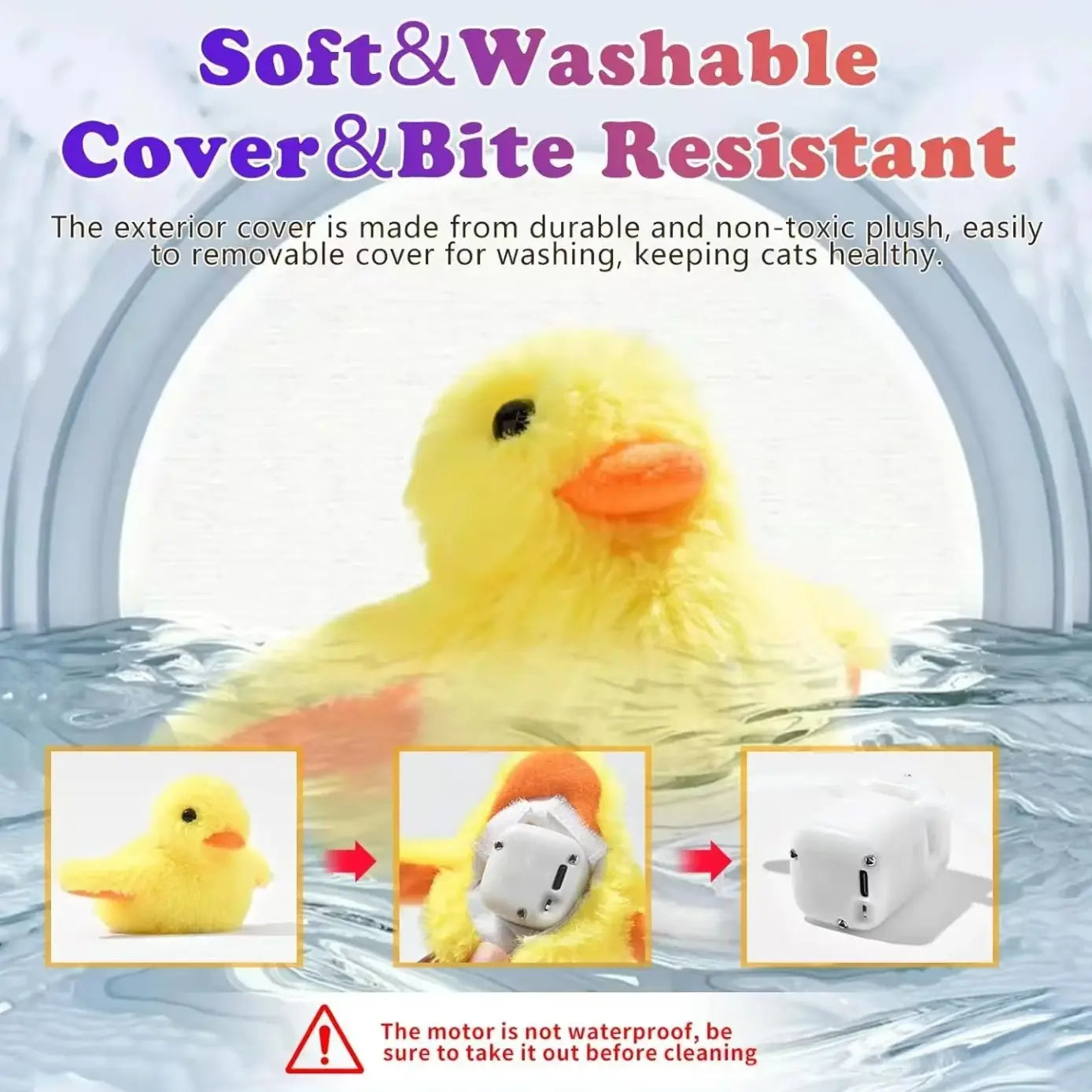 Flapping Duck Electronic Cat Toy