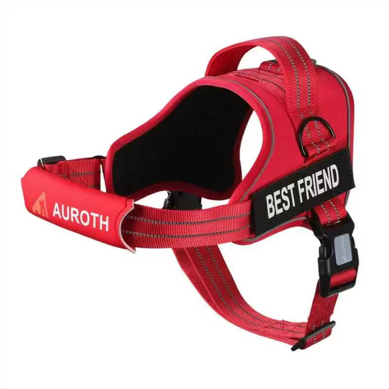 Auroth No-Pull Dog Harness with Soft Padded Vest, Adjustable Reflective Safety Harness for Walking and Training, Suitable for Small, Medium, and Large Dogs