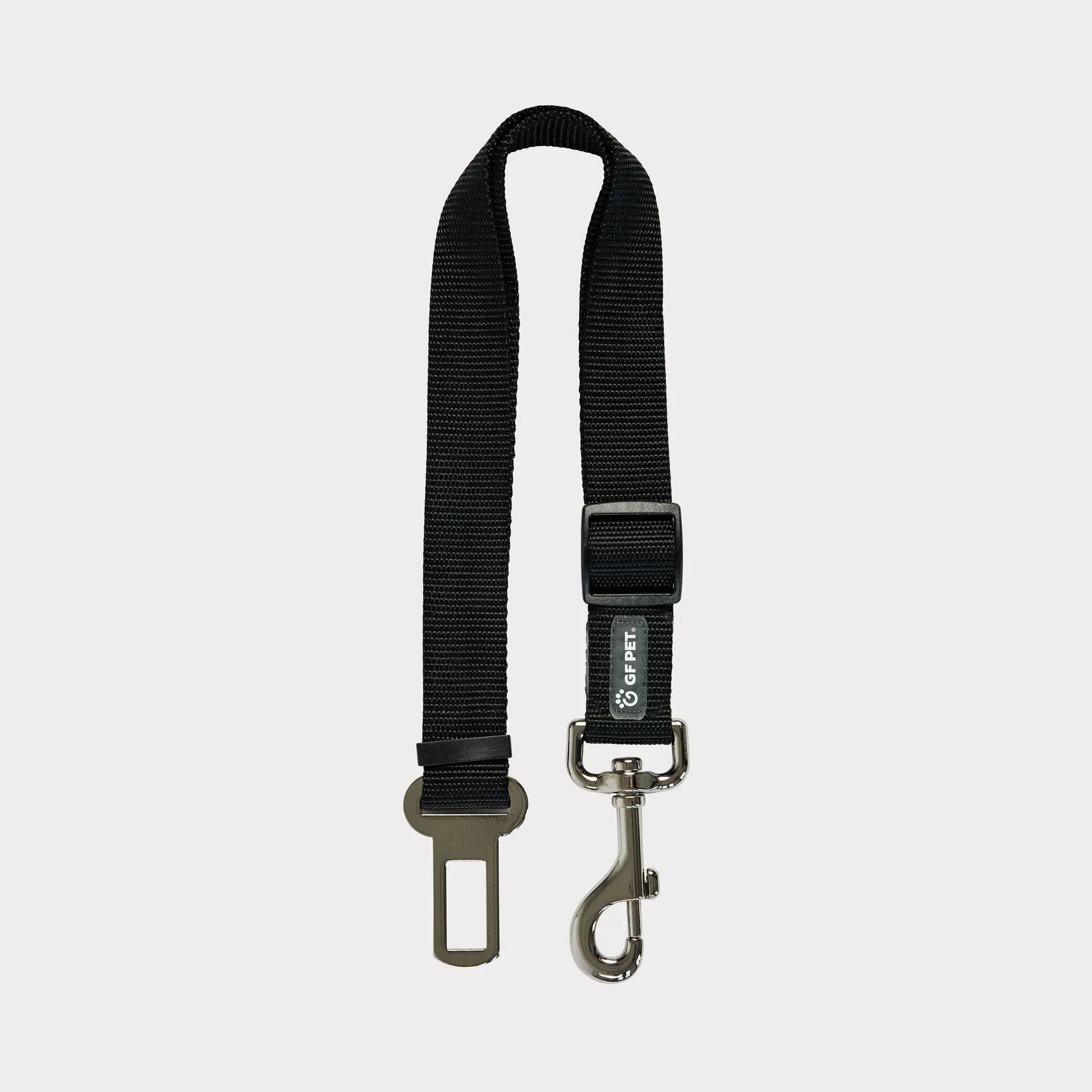 Pet Seat Belt Tether (Black) for Standard Automobile Buckles