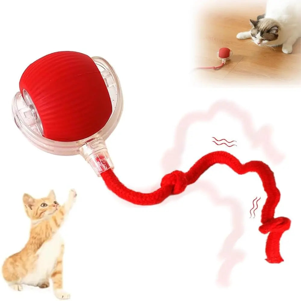 Interactive Electric Cat Toy Ball: Motion-Sensing Rolling Ball for Indoor Cats and Dogs, Promotes Active Play and Engagement, Ideal Pet Gift and Supply.
