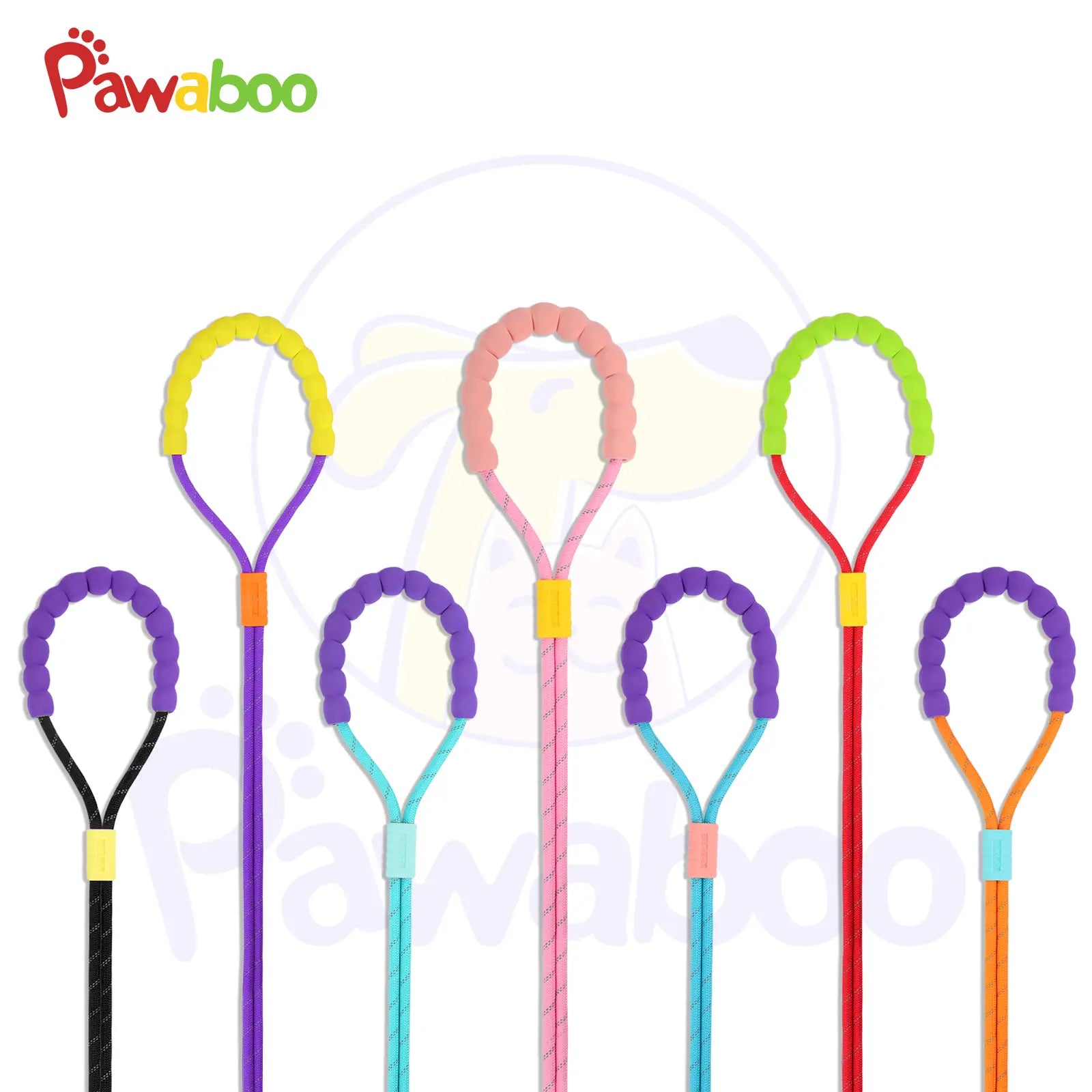 2026 Pawaboo Adjustable Hands-Free Dog Leash with Explosion-Proof Handle and Lockable Metal Clip - Ideal Gift for Dog Owners (66.87'' x 0.39'' x 0.39'')