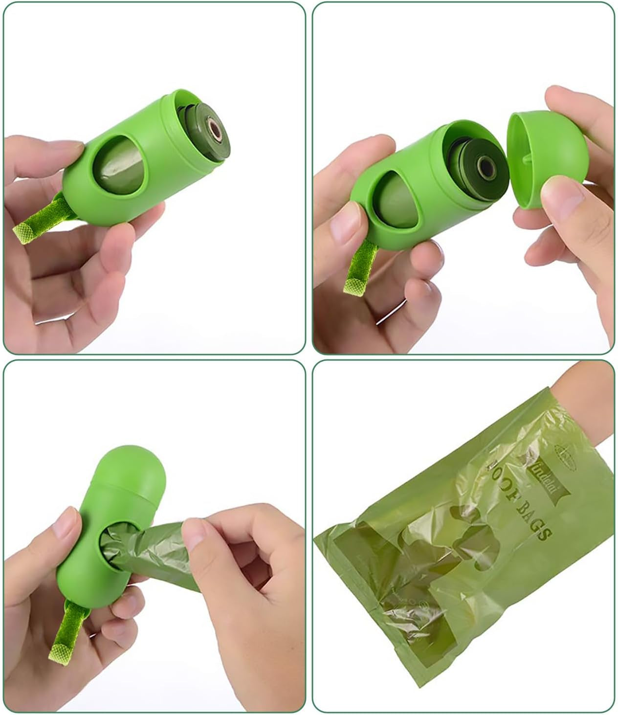Biodegradable Scented Dog Waste Bags: Leak-Proof Dispenser with 18 Rolls (450 Count)