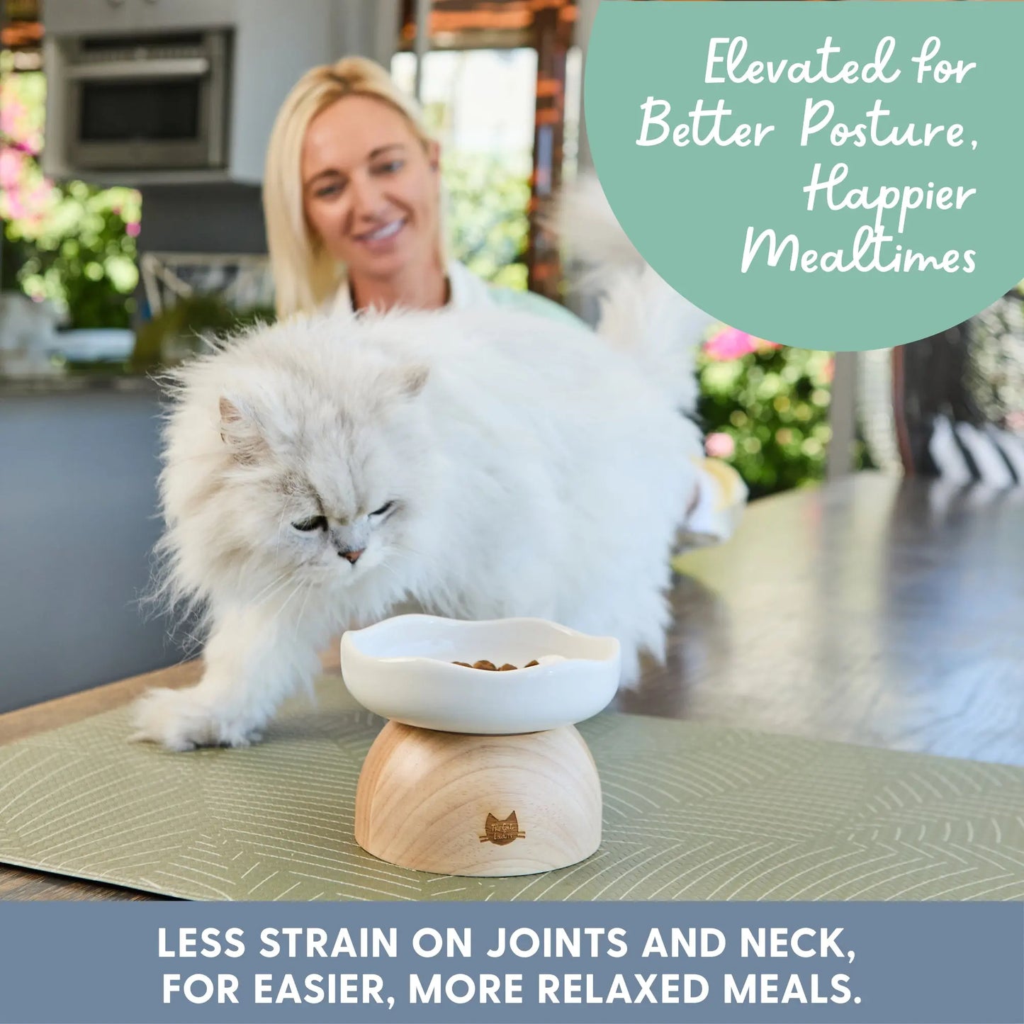 Premium Egg-Shaped Cat Bowl