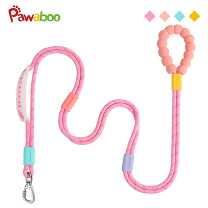 2026 Pawaboo Adjustable Hands-Free Dog Leash with Explosion-Proof Handle and Lockable Metal Clip - Ideal Gift for Dog Owners (66.87'' x 0.39'' x 0.39'')