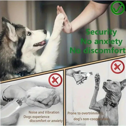 Dog Nail File and Scratch Pad - Stress-Free Grooming Tool for Home Pet Nail Care, Prevents Furniture Damage from Long Nails