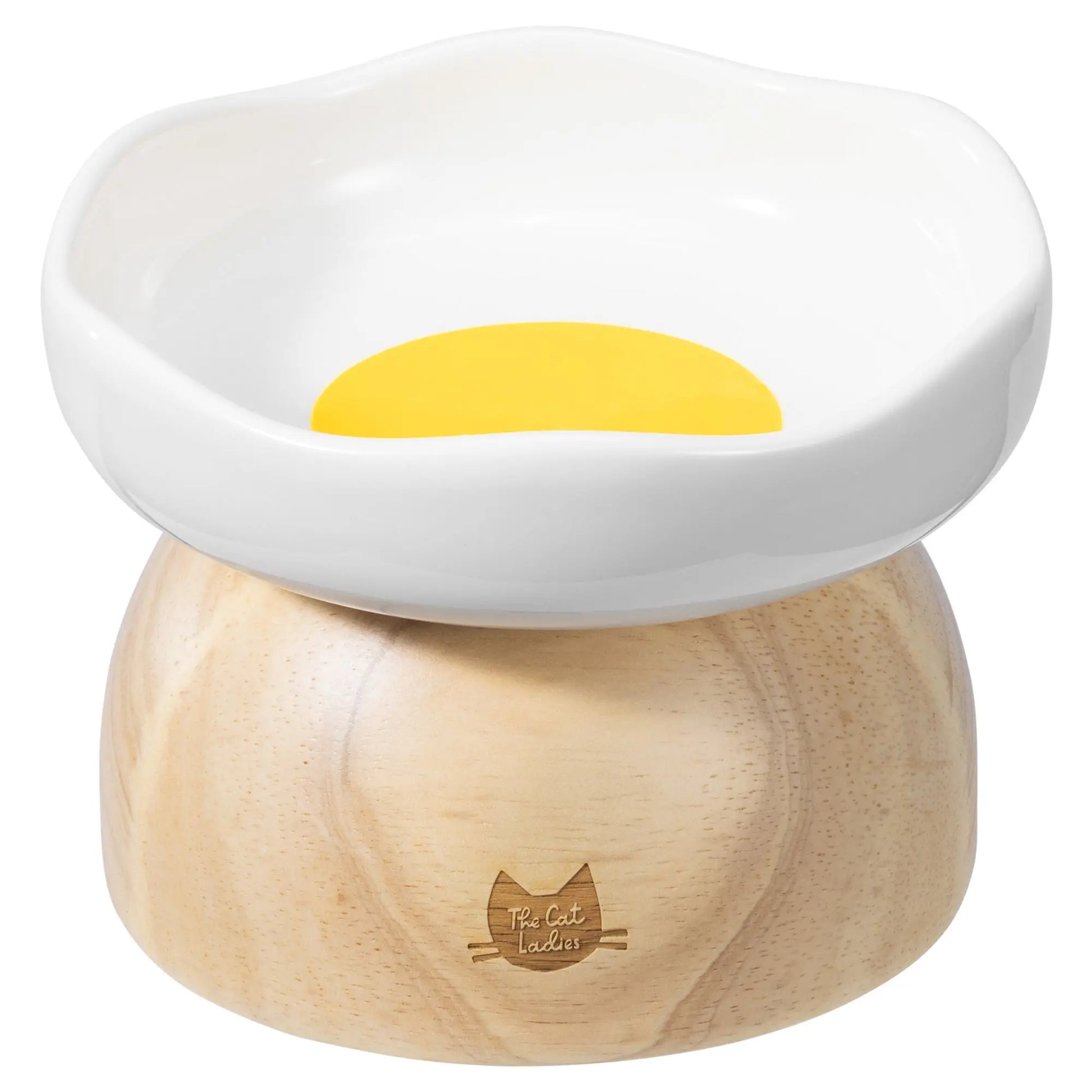 Premium Egg-Shaped Cat Bowl