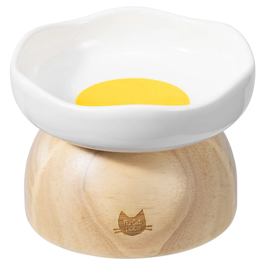 Premium Egg-Shaped Cat Bowl