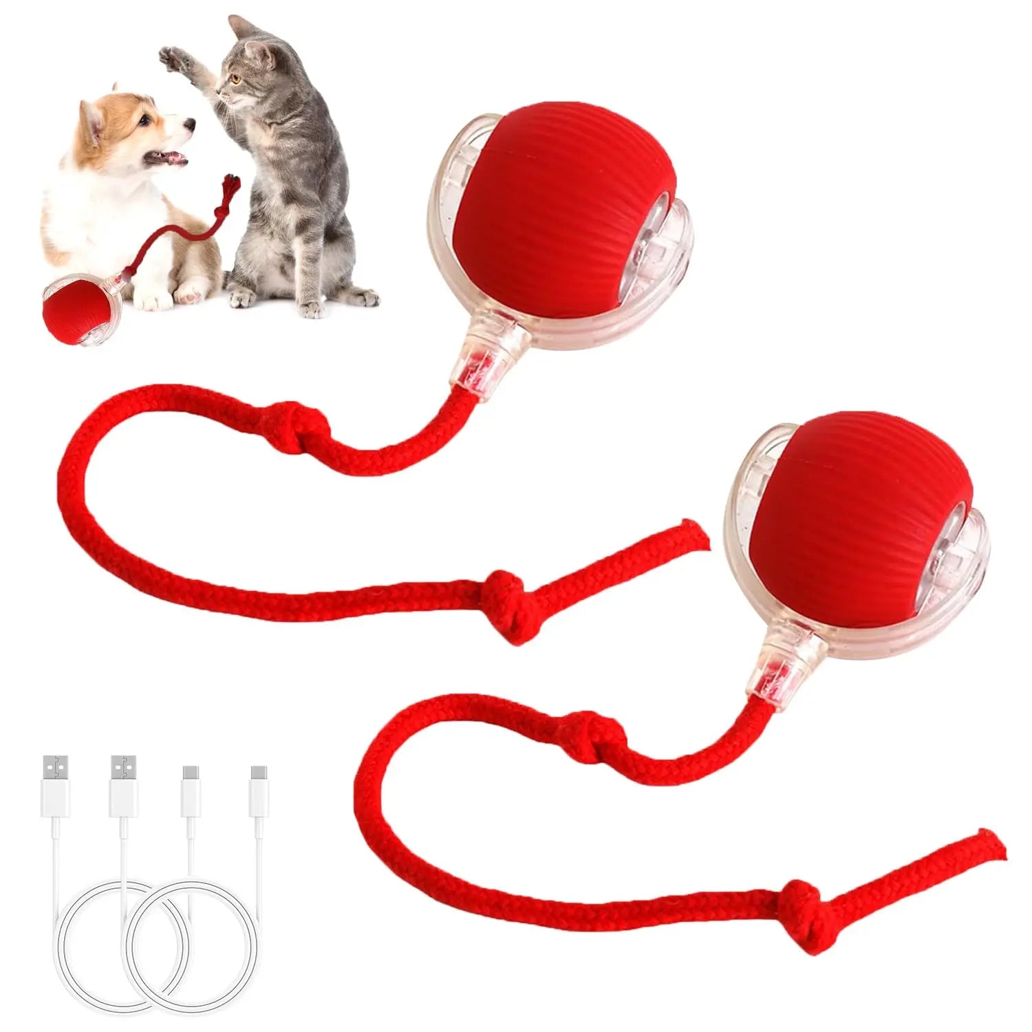 Interactive Electric Cat Toy Ball: Motion-Sensing Rolling Ball for Indoor Cats and Dogs, Promotes Active Play and Engagement, Ideal Pet Gift and Supply.
