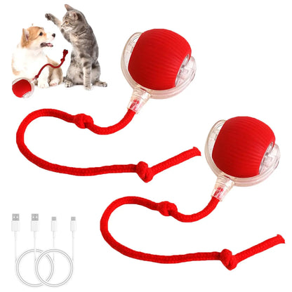 Interactive Electric Cat Toy Ball: Motion-Sensing Rolling Ball for Indoor Cats and Dogs, Promotes Active Play and Engagement, Ideal Pet Gift and Supply.