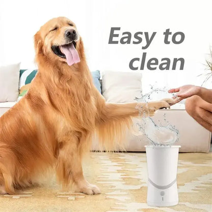 Portable Automatic Dog Paw Cleaner - Silicone Foot Washer Cup for Small and Medium-Sized Dogs