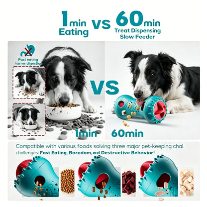 WXAT Interactive Treat Dispensing Puzzle Toy for Dogs - Enrichment and IQ Training for Puppies, Cats, and Dogs