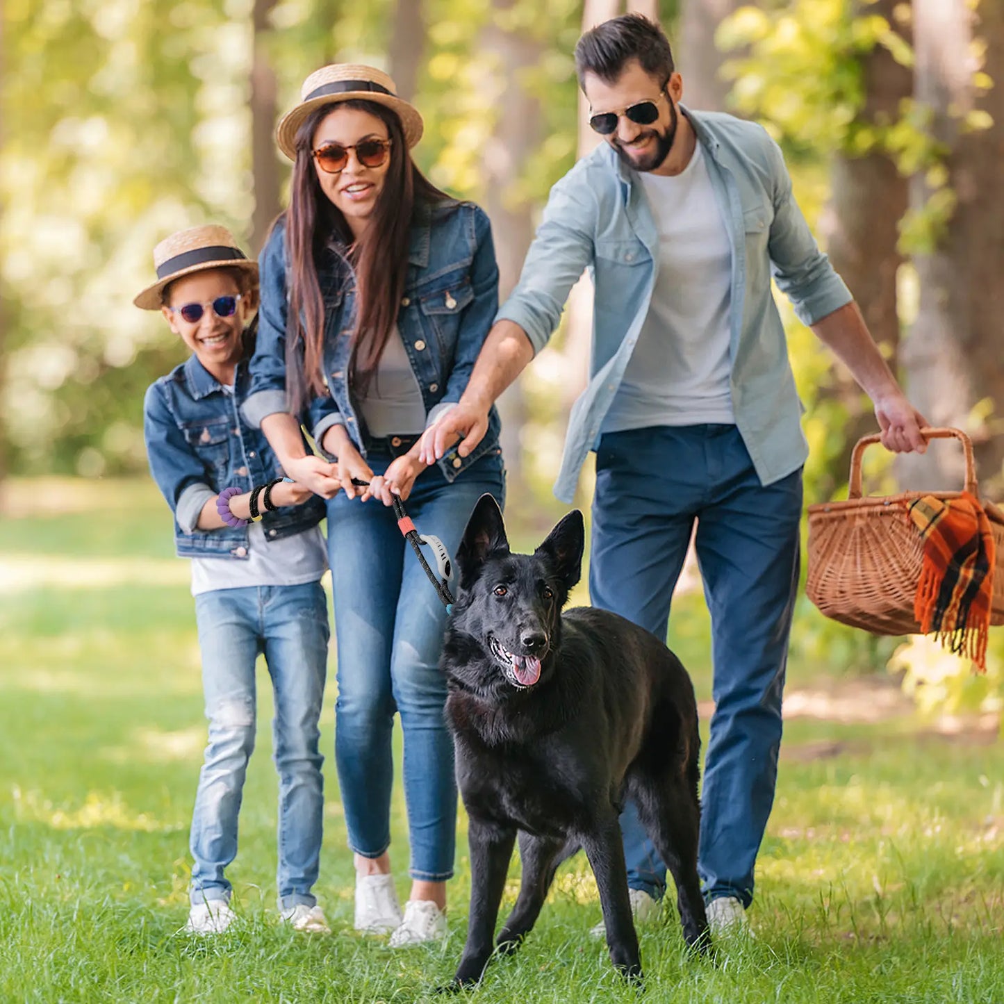 2026 Pawaboo Adjustable Hands-Free Dog Leash with Explosion-Proof Handle and Lockable Metal Clip - Ideal Gift for Dog Owners (66.87'' x 0.39'' x 0.39'')