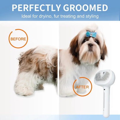 Catpick Pet Spray Hair Removal Comb with Odor Removal Function - Grooming Brush for Cats and Dogs