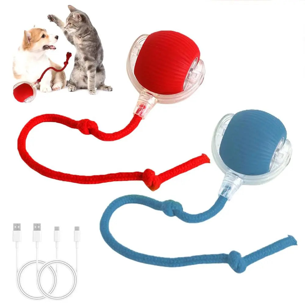 Interactive Electric Cat Toy Ball: Motion-Sensing Rolling Ball for Indoor Cats and Dogs, Promotes Active Play and Engagement, Ideal Pet Gift and Supply.