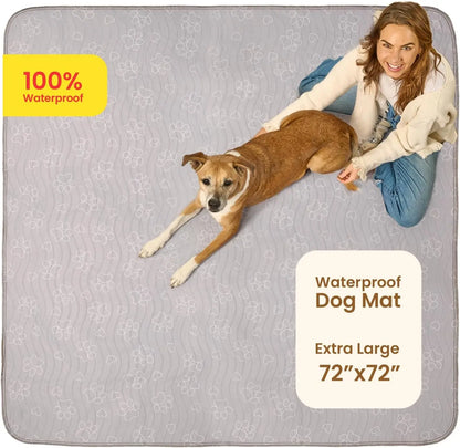Improvia Reusable Washable Puppy Pads – Extra Absorbent Dog Training and Whelping Pads – Waterproof and Leakproof Floor Protection – Quick Drying Polyester Blend – Available in Four Sizes